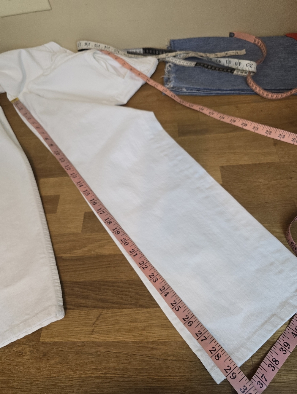 Anthropologie MOTHER SUPERIOR The Smarty Pants Skimp Jean In Totally Innocent 31 - Picture 15 of 16